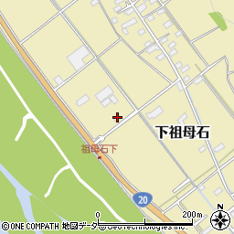 山梨県韮崎市下祖母石2275-1周辺の地図