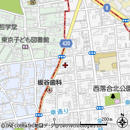 石井・折田ダンススタジオ周辺の地図
