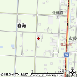 千葉県匝瑳市春海6853-5周辺の地図