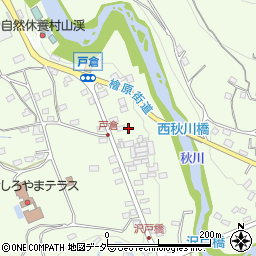 東京都あきる野市戸倉156周辺の地図