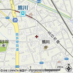 東京都福生市熊川756周辺の地図
