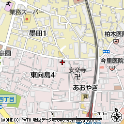 光寿司東向島店周辺の地図