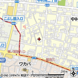 東京都練馬区中村南3丁目10周辺の地図