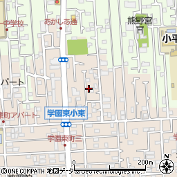 東京都小平市学園東町414-14周辺の地図