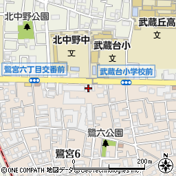 第２武蔵台ハイツ周辺の地図