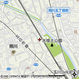東京都福生市熊川532-10周辺の地図