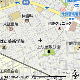 東京都豊島区西池袋2丁目11周辺の地図