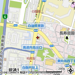 セブンイレブン墨田東向島３丁目店周辺の地図