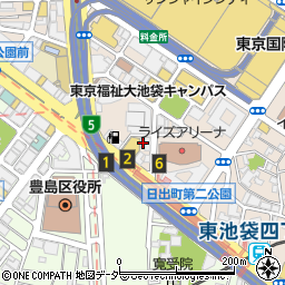 東京都豊島区東池袋4丁目6-9周辺の地図