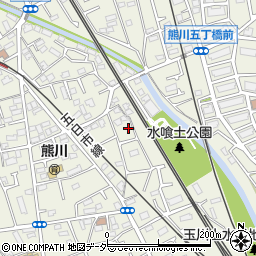 東京都福生市熊川531-12周辺の地図