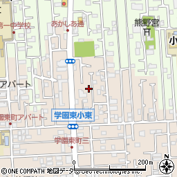 東京都小平市学園東町414-72周辺の地図