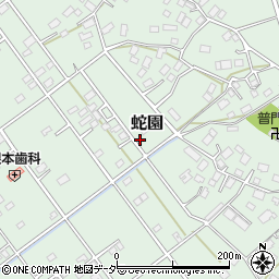 千葉県旭市蛇園3381-2周辺の地図