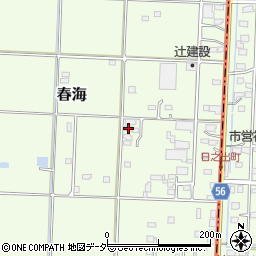 千葉県匝瑳市春海6853-6周辺の地図