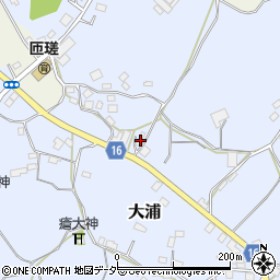 千葉県匝瑳市大浦994周辺の地図