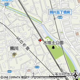 東京都福生市熊川532周辺の地図