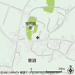 長野県駒ヶ根市中沢菅沼2629周辺の地図