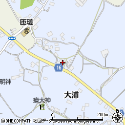 千葉県匝瑳市大浦995-1周辺の地図