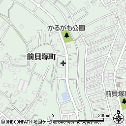千葉県船橋市前貝塚町周辺の地図