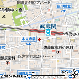 や台ずし 武蔵関南口駅前町周辺の地図