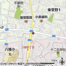 株式会社弘武堂　市川店周辺の地図
