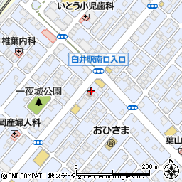 佐倉警察署臼井交番周辺の地図