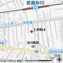 ＳＴ砂川ビレッジＷｅｓｔ周辺の地図