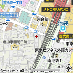 東京都豊島区西池袋2丁目41周辺の地図
