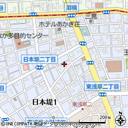 東京都台東区日本堤1丁目25-9周辺の地図