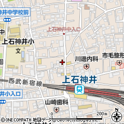 フジカラープラザ上石神井店周辺の地図