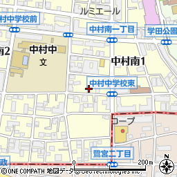 プロード都立家政周辺の地図