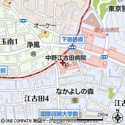 江古田ケアマネジメントセンター周辺の地図