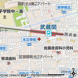 まいばすけっと武蔵関駅南口店周辺の地図