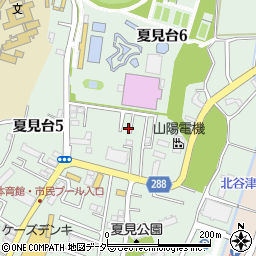 千葉県船橋市夏見台6丁目周辺の地図