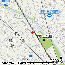 東京都福生市熊川532-8周辺の地図