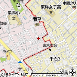 東京都豊島区南大塚1丁目5周辺の地図