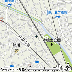 東京都福生市熊川531周辺の地図