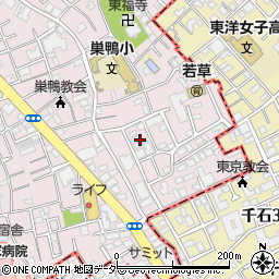 東京都豊島区南大塚1丁目8周辺の地図