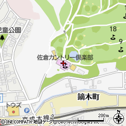 佐倉カントリー倶楽部周辺の地図