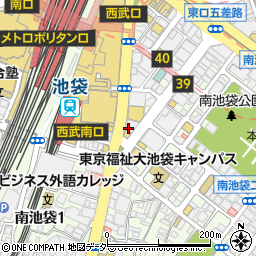 東京都豊島区南池袋1丁目19-3周辺の地図