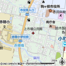 上市場公民館周辺の地図