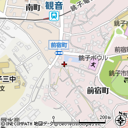 千葉県銚子市前宿町692-1周辺の地図