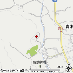 山梨県韮崎市清哲町青木2762周辺の地図