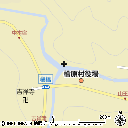 秋川渓谷周辺の地図