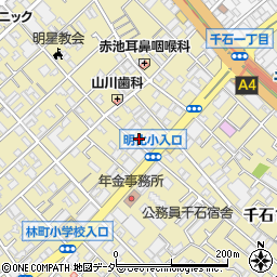 文京千石郵便局 ＡＴＭ周辺の地図