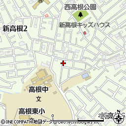 千葉県船橋市新高根周辺の地図