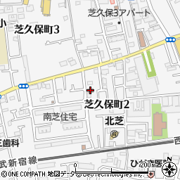 田無芝久保二郵便局周辺の地図