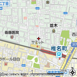 Seoul KIMBAB&Cafe ソウルキンパ 椎名町店周辺の地図