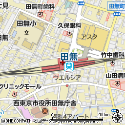 ニューＮクリーニング田無南口店周辺の地図