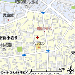 株式会社横浜工務店　東京事務所周辺の地図