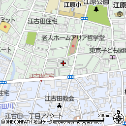 江古田住宅３号棟周辺の地図